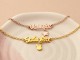Name Bracelet with Cute Charm For Kids