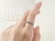 Slim Adjustable Fingerprint Ring