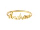 Stackable Name Ring - Portia Font - Set 1-3 rings