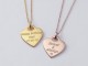 Message Heart Charm Necklace