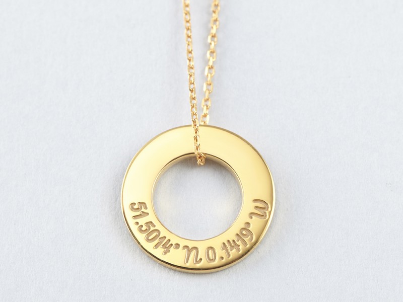 Ring Coordinates Necklace | Centime Gift