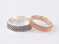 His And Her Fingerprint Ring