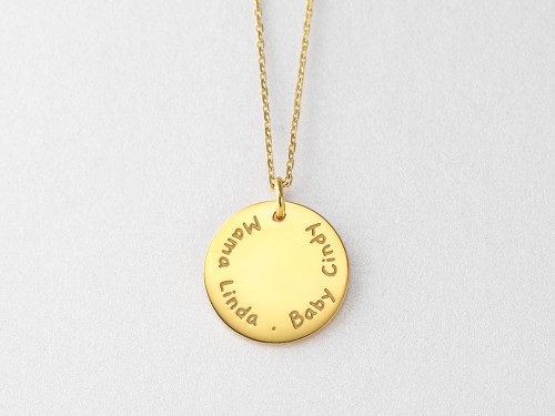 Mom Necklace With Names