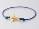 Baby Bracelet With Name - Cross Charm