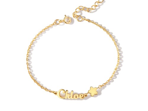 Name Bracelet with Cute Charm For Children